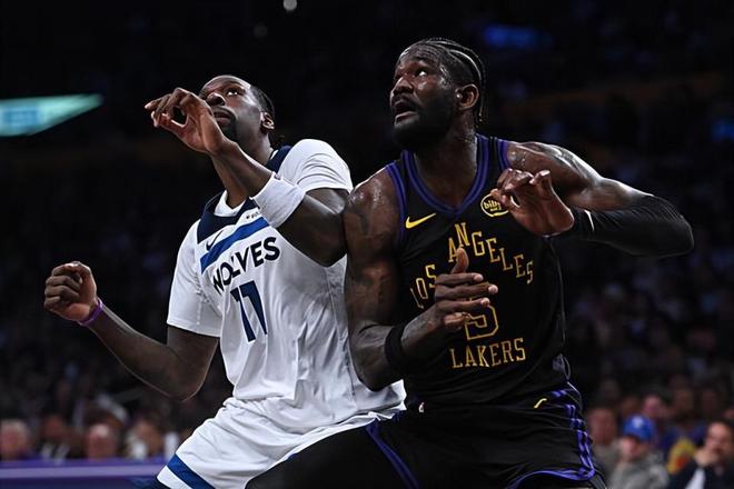 湖人120-106力克森林狼 艾顿两双助登西部第四